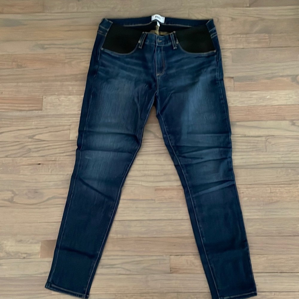 Paige Maternity Jeans Dark Denim